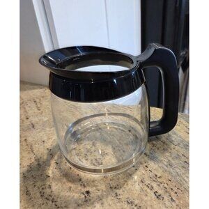 Ninja Coffee Maker Carafe Pot no Lid Replacement CE251 CE200 CE201 Silver Handle